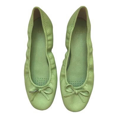 Ballerina sko fra Japan - Green - Grønlykke.com