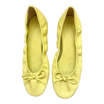 Ballerina sko fra Japan - Neon Yellow - Grønlykke.com