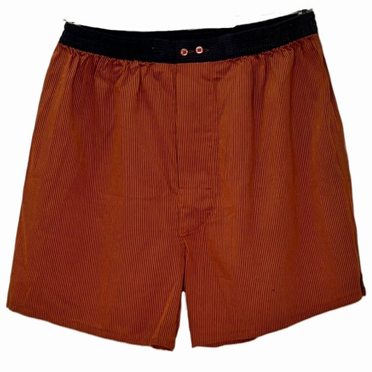 Boxer Shorts - Tobacco stribet m. sort linning - Grønlykke.com