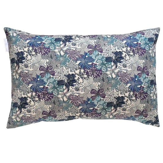 Designerpuder fra Liberty Art Fabric, Mauvey - plum & blue 60 x 40 cm - Grønlykke.com