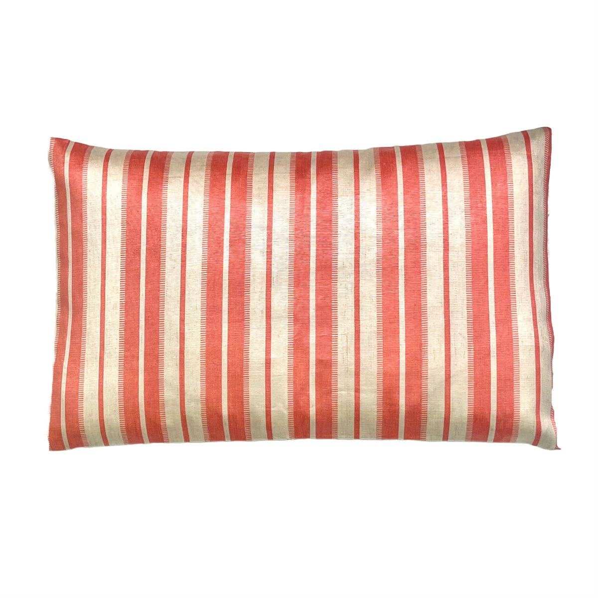 Istanbul pude - Coral and White Stripe 50 x 30 cm - Grønlykke.com