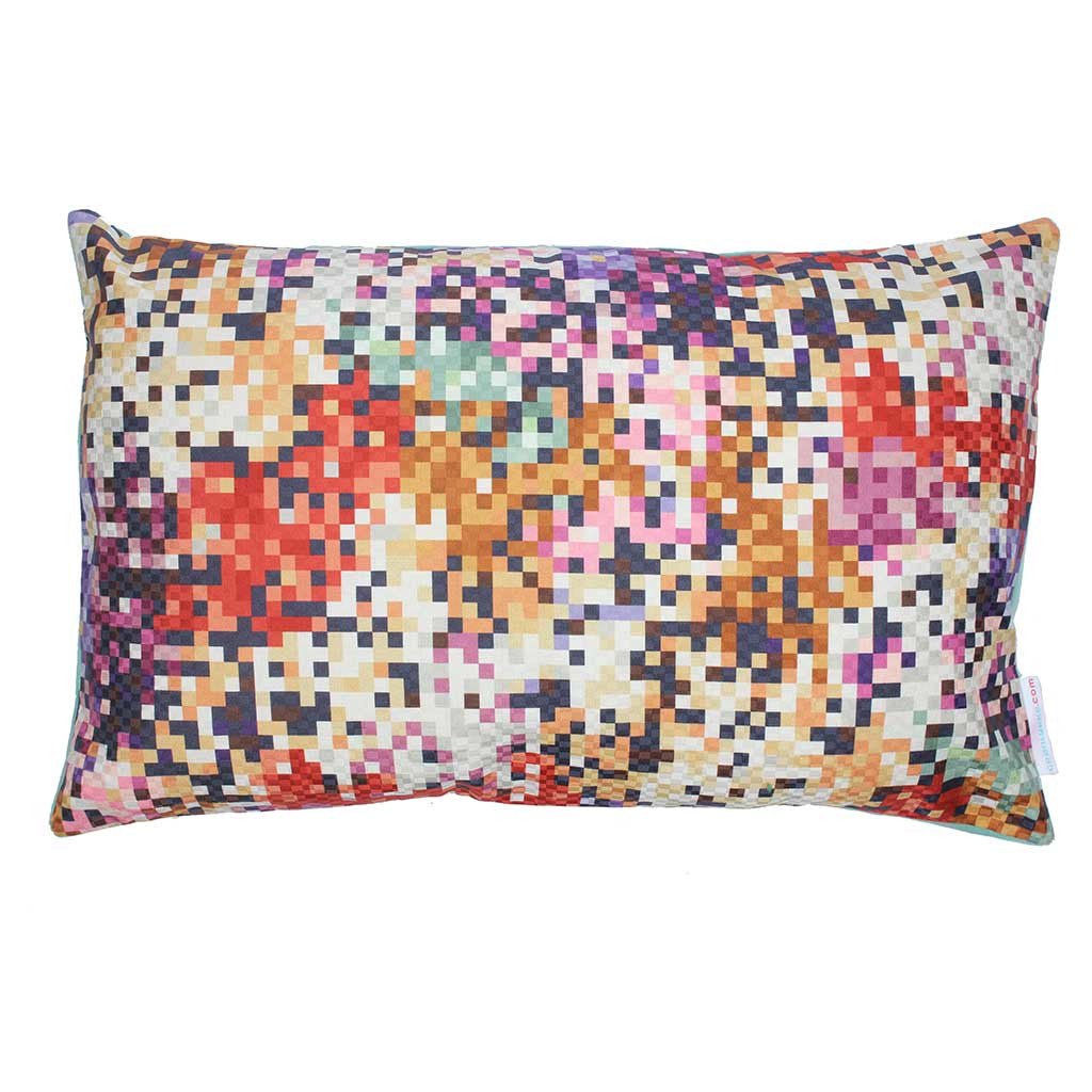 Missoni pude Pixel - purple & copper, 50 x 30 cm - Grønlykke.com