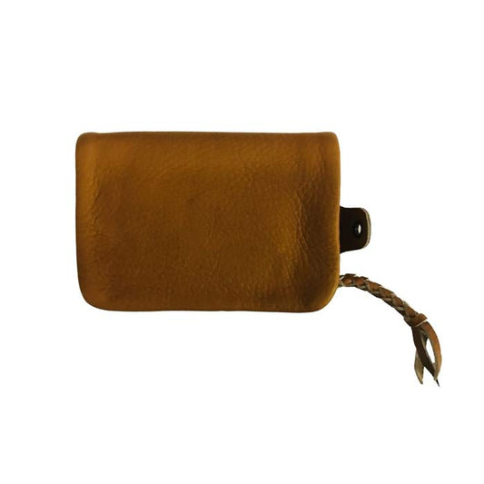 OUTLET PUNG Small - Cognac Brown læder - Grønlykke.com