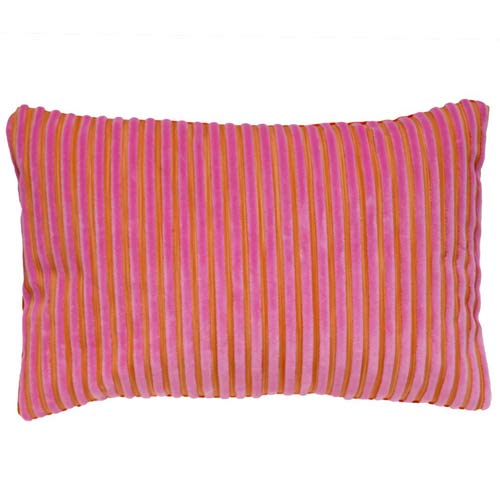 Stribede puder fra Kenzo, Limited Edition - pink & orange, 50 x 30 cm - Grønlykke.com